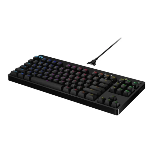 Logitech G PRO TKL RGB — Teclado mecánico, con cable, inglés, Clicky - Imagen 5