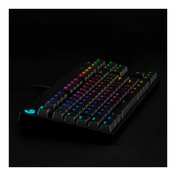 Logitech G PRO TKL RGB — Teclado mecánico, con cable, inglés, Clicky - Imagen 3