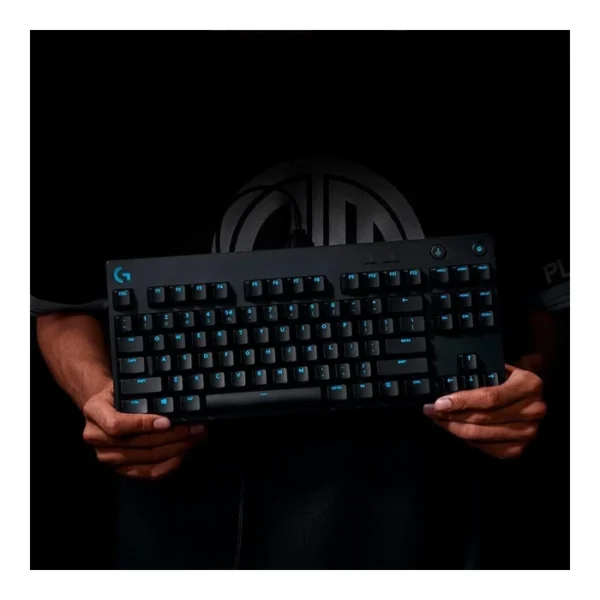 Logitech G PRO TKL RGB — Teclado mecánico, con cable, inglés, Clicky - Imagen 2