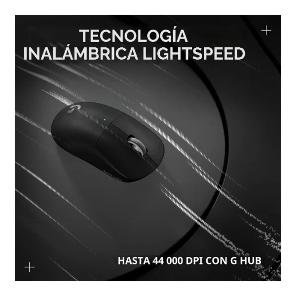 Logitech G PRO X SUPERLIGHT 2 — Mouse LIGHTSPEED, HERO 2 Sensor, 32K DPI - Imagen 2