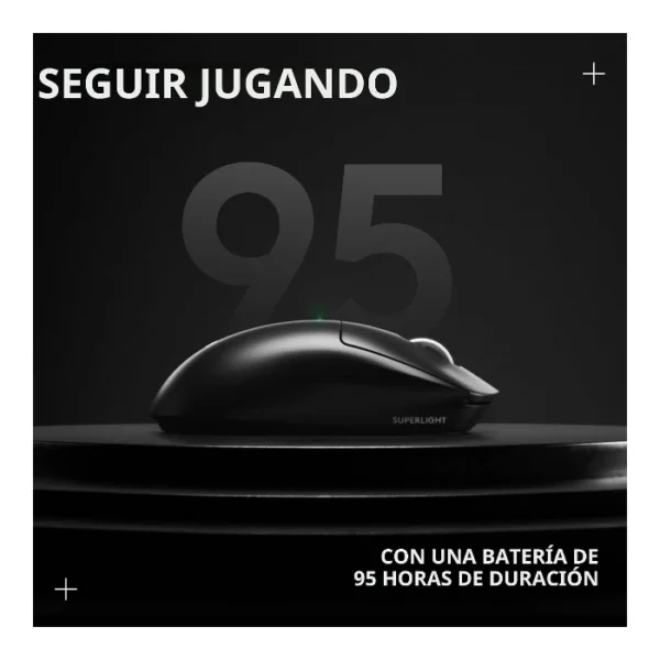 Logitech G PRO X SUPERLIGHT 2 — Mouse LIGHTSPEED, HERO 2 Sensor, 32K DPI - Imagen 3