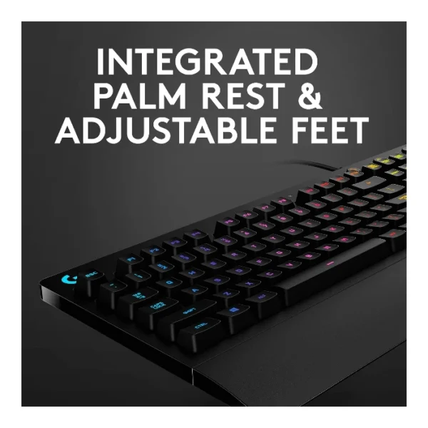 Logitech G213 Prodigy — Teclado Membrana, RGB, con cable, inglés - Negro - Imagen 5