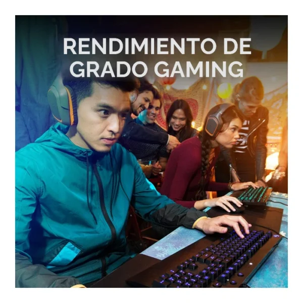 Logitech G213 Prodigy — Teclado Membrana, RGB, con cable, inglés - Negro - Imagen 4