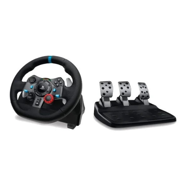 Logitech G29 Driving Force — Volante de carreras + pedales, para PC, PS5, PS4 - Imagen 5