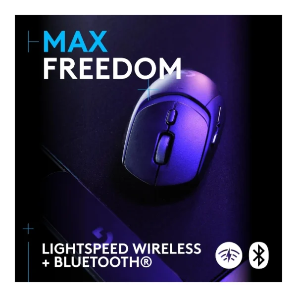 Logitech G309 Lightspeed — Mouse inalámbrico, Bluetooth - Negro - Imagen 3
