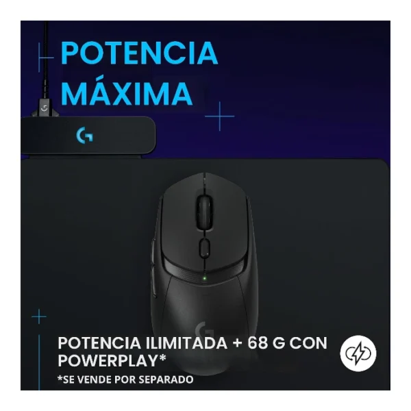Logitech G309 Lightspeed — Mouse inalámbrico, Bluetooth - Negro - Imagen 5