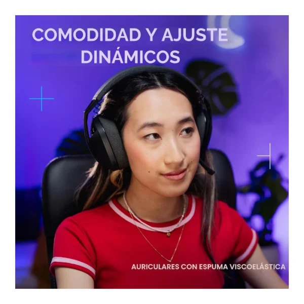 Logitech G321 LIGHTSPEED — Auricular inalámbrico, Bluetooth - Negro - Imagen 2