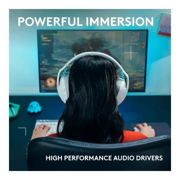 Logitech G321 LIGHTSPEED — Auricular inalámbrico, Bluetooth - Blanco - Imagen 6