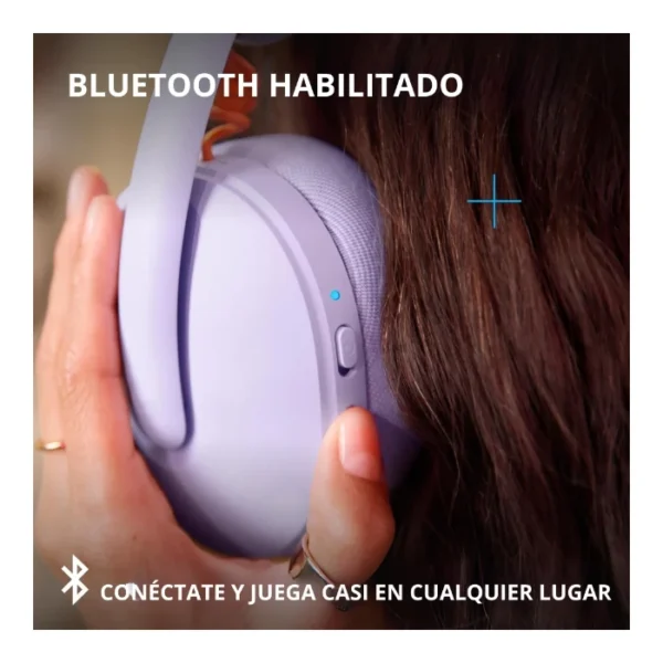 Logitech G325 LIGHTSPEED — Auriculares Wireless, ligeros - Lila - Imagen 7