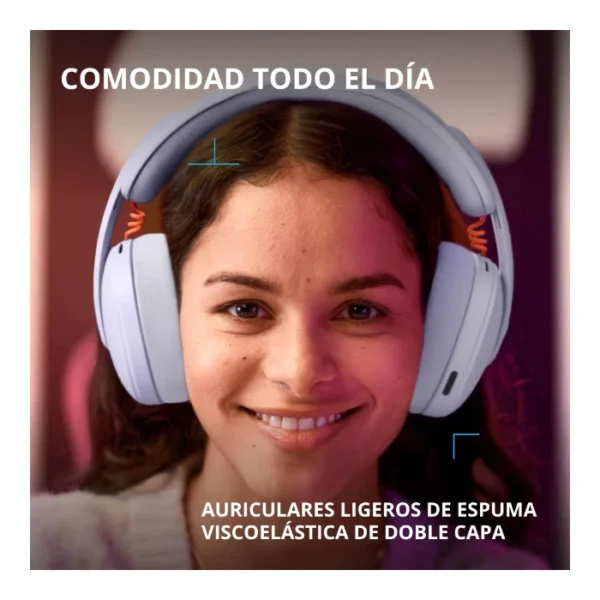 Logitech G325 LIGHTSPEED — Auriculares Wireless, ligeros - Lila - Imagen 5