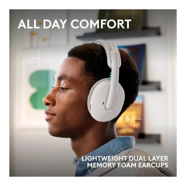 Logitech G325 LIGHTSPEED — Auriculares Wireless, ligeros - Blanco - Imagen 4