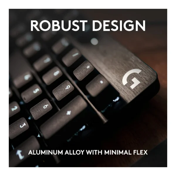 Logitech G413 SE  Teclado mecánico, alámbrico, táctil, inglés - Negro - Imagen 3