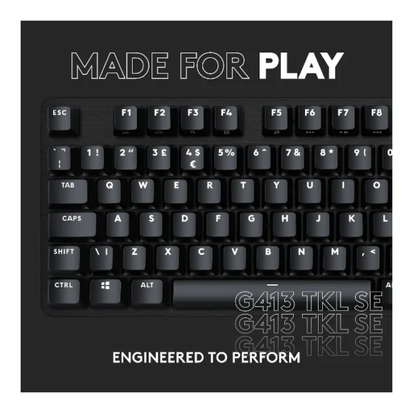 Logitech G413 TKL SE — Teclado Mecánico, alámbrico, inglés - Imagen 6