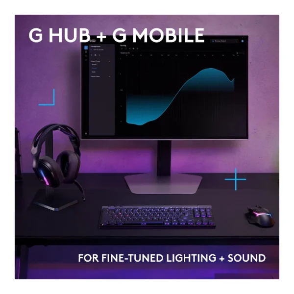 Logitech G522 LIGHTSPEED — Auricular inalámbrico, 2.4 GHz, Bluetooth, USB-C - Negro - Imagen 7