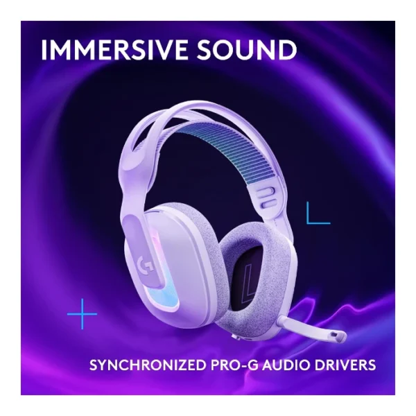 Logitech G522 LIGHTSPEED — Auricular inalámbrico, 2.4 GHz, Bluetooth, USB-C - Blanco - Imagen 5