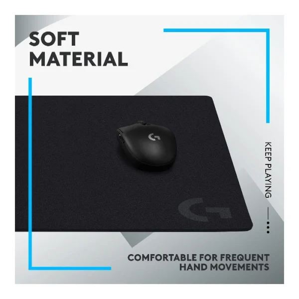 Logitech G640 — Mouse Pad 40 x 46 cm, Grosor 3mm, Negro - Imagen 7