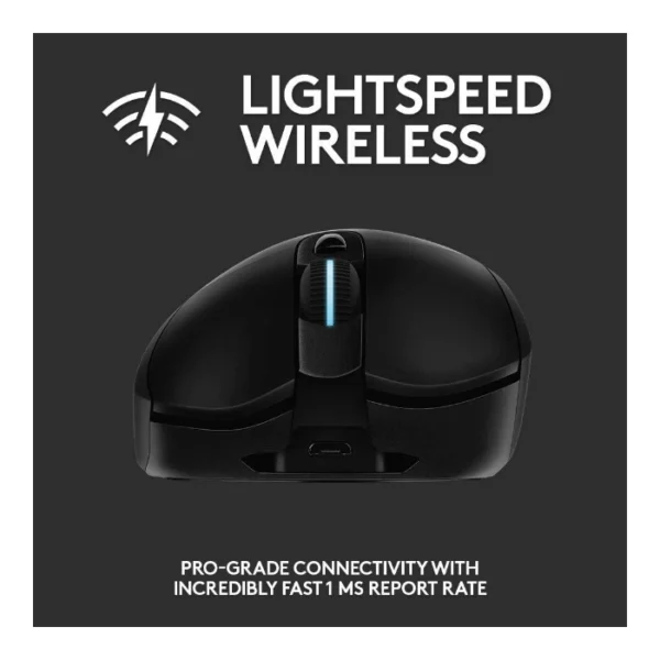 Logitech G703 LIGHTSPEED — Mouse Inalámbrico, 25K Sensor, PowerPlay Compatible - Negro - Imagen 4