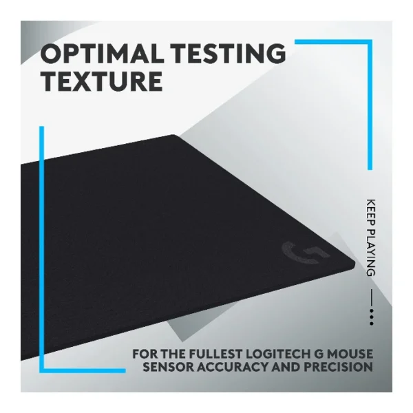 Logitech G740 — Mouse Pad 40 x 46 cm, Grosor 5mm, Negro - Imagen 4
