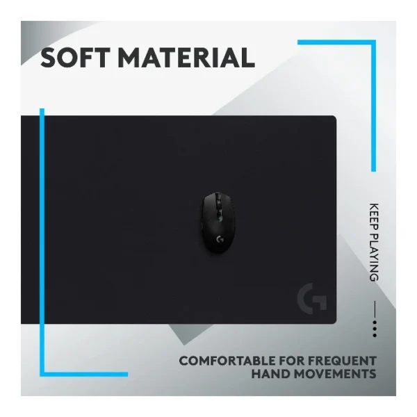 Logitech G840 — Mouse Pad 90 x 40 cm - Negro - Imagen 4