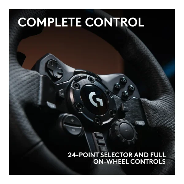 Logitech G923 TRUEFORCE — Volante de carreras + pedales, para PS5, PS4 y PC - Imagen 5