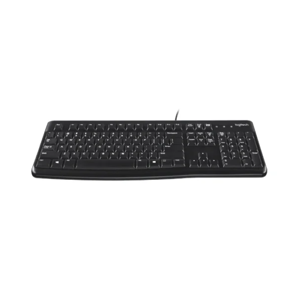 Logitech K120 — Teclado con cable USB, inglés - Negro - Imagen 3