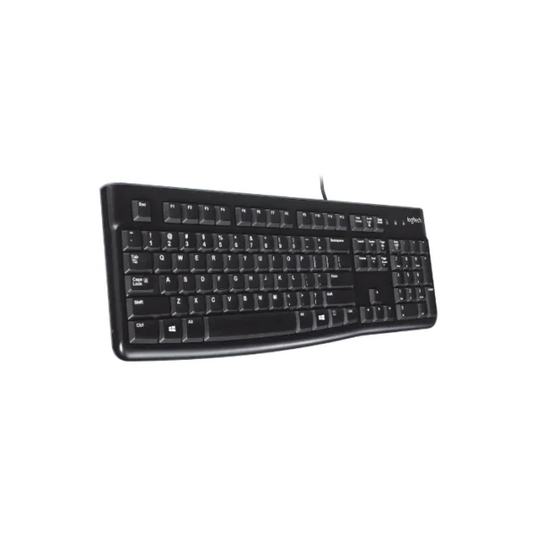 Logitech K120 — Teclado con cable USB, inglés - Negro - Imagen 2