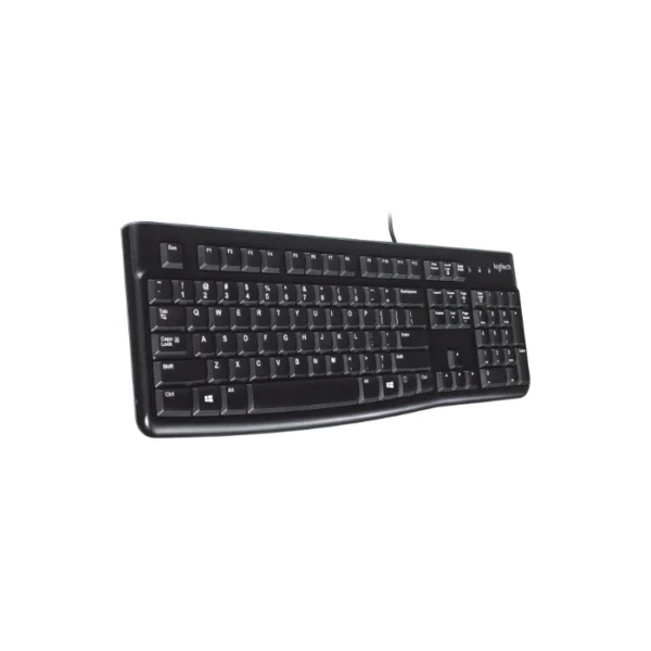 Logitech K120 — Teclado con cable USB, inglés - Negro - Imagen 3