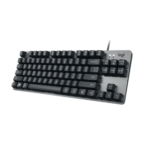 Logitech K835 TKL — Teclado mecánico, alámbrico, aluminio - Gris - Imagen 2