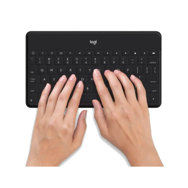 Logitech Keys to Go — Teclado portable, Bluetooth, inglés, compatible con Apple iPad Air 2 - Negro - Imagen 4