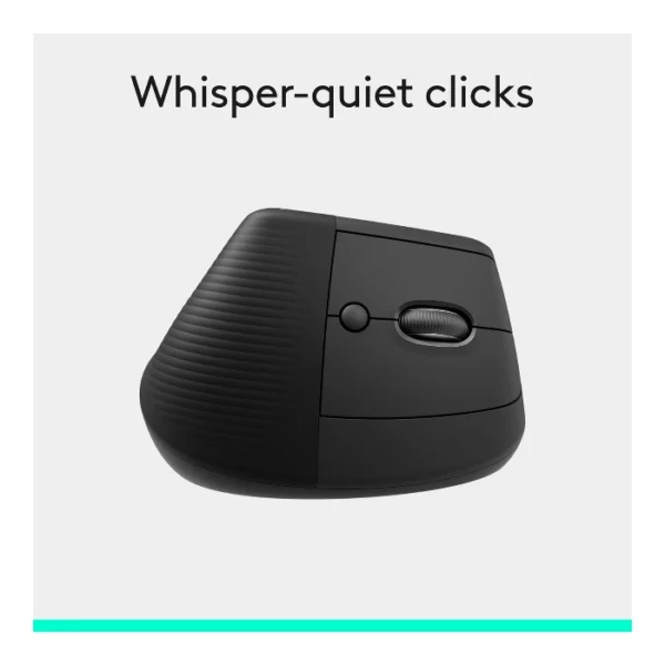 Logitech Lift Vertical — Mouse Inalámbrico, USB-A, Bluetooth, diestros - Negro - Imagen 5