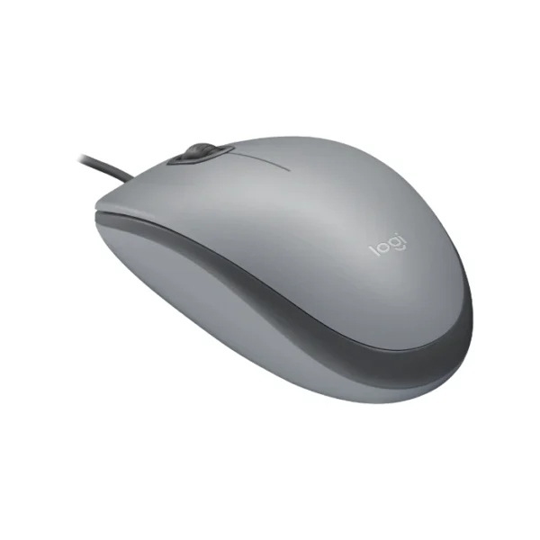Logitech M110 Silent — Mouse con cable - Gris - Imagen 3