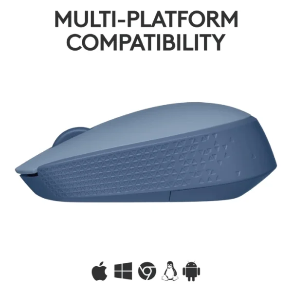 Logitech M170 — Mouse Inalámbrico | USB | 1000DPI - Azul - Imagen 4