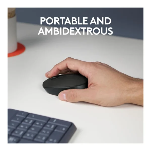 Logitech M170 — Mouse inalámbrico, diestro y zurdo - Negro - Imagen 3