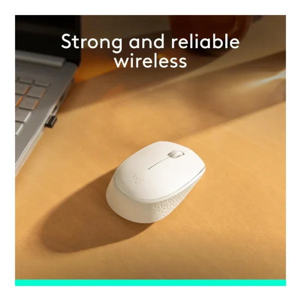Logitech M170 — Mouse Inalámbrico | USB | 1000DPI - Blanco - Imagen 2