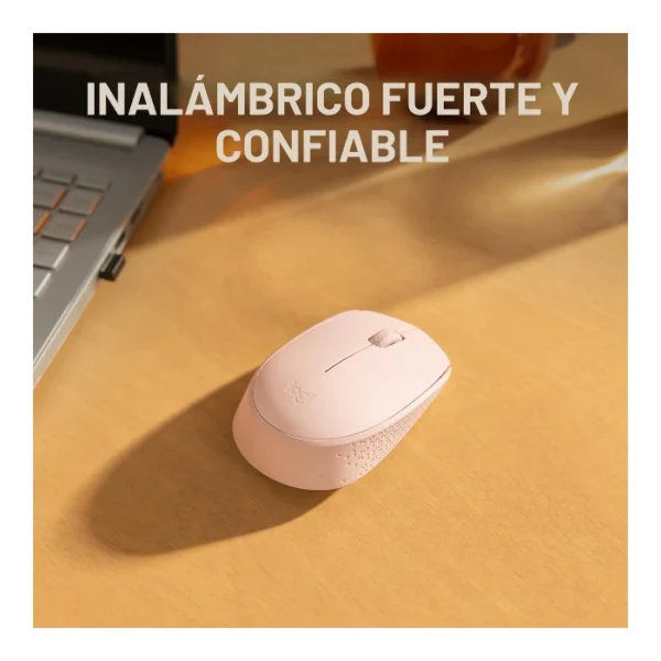 Logitech M170 — Mouse Inalámbrico | USB | 1000DPI - Rosa - Imagen 2