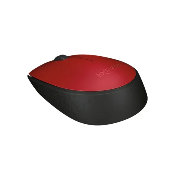 Logitech M170 — Mouse inalámbrico, diestro y zurdo - Rojo/Negro - Imagen 4