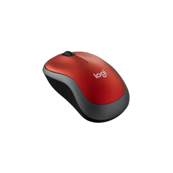 Logitech M185 — Mouse inalámbrico, óptico - Rojo - Imagen 3