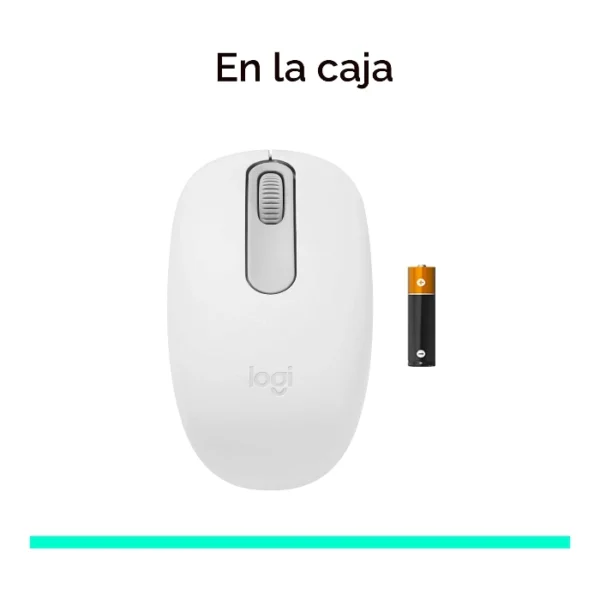 Logitech M196 — Mouse Bluetooth, inalámbrico - Blanco - Imagen 5