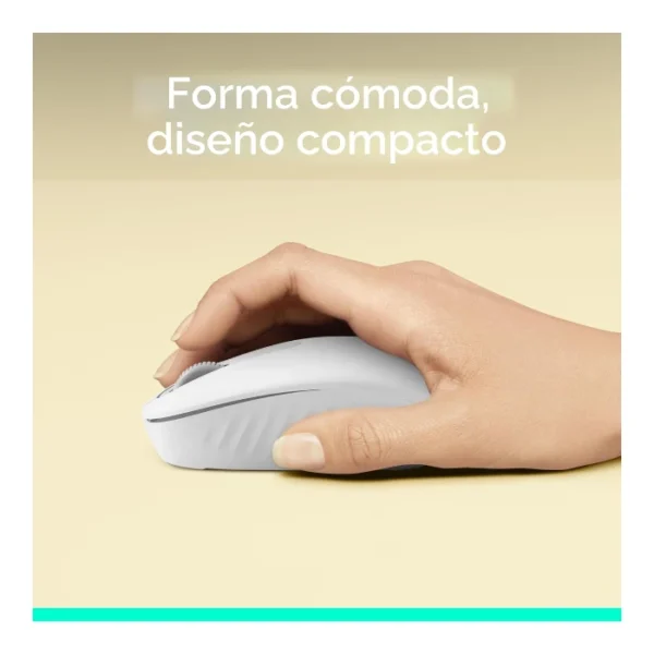 Logitech M196 — Mouse Bluetooth, inalámbrico - Blanco - Imagen 3