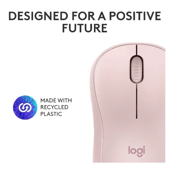 Logitech M240 Mouse compacto inalámbrico, bluetooth - Rose - Imagen 8