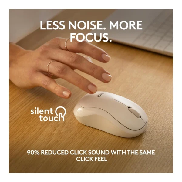 Logitech M240 Mouse compacto inalámbrico, bluetooth - Blanco - Imagen 2