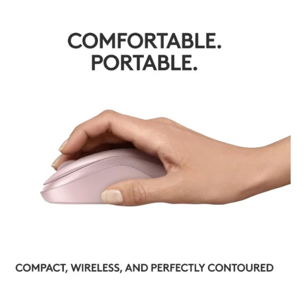 Logitech M240 Mouse compacto inalámbrico, bluetooth - Rose - Imagen 4