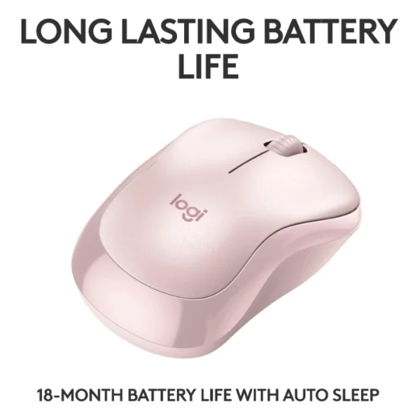 Logitech M240 Mouse compacto inalámbrico, bluetooth - Rose - Imagen 5