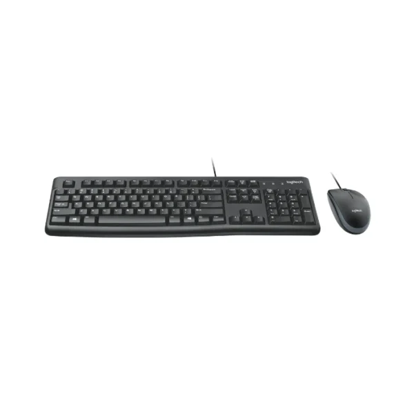 Logitech MK120 — Juego de teclado y ratón con cable USB, Español - Negro - Imagen 2