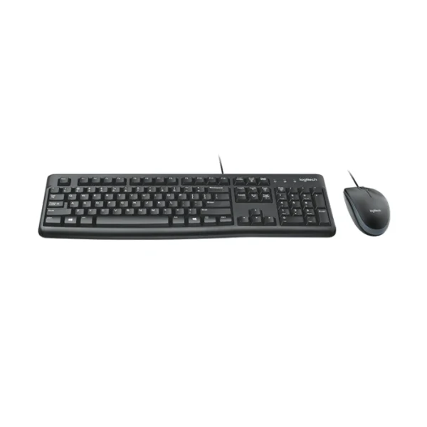 Logitech MK120 — Juego de teclado y ratón con cable USB, Inglés - Negro - Imagen 3