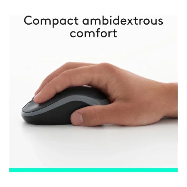 Logitech MK270 — Juego de teclado y ratón inalámbrico, Inglés - Negro - Imagen 7