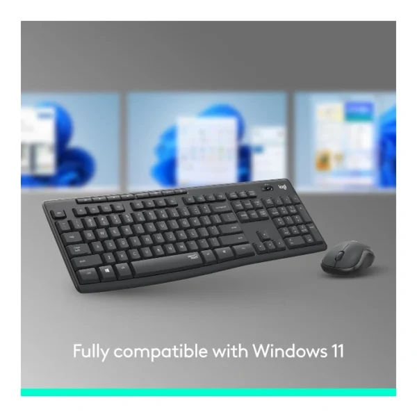Logitech MK295 Silent — Combo teclado y ratón inalámbrico, español - Grafito - Imagen 7