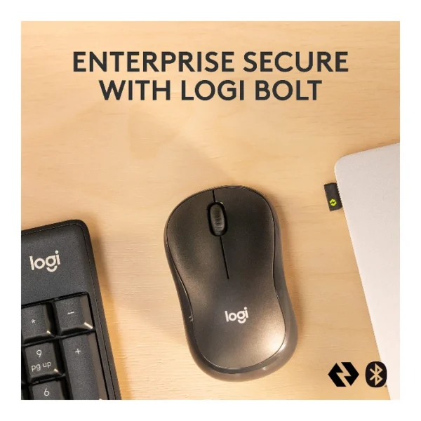 Logitech MK370 Combo teclado y ratón inalámbrico, bluetooth, español - Grafito - Imagen 3