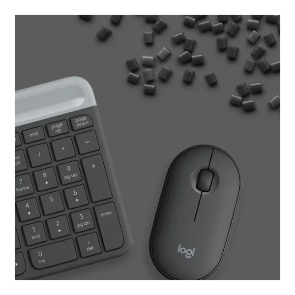 Logitech MK470 Slim — Combo teclado y ratón inalámbrico, Español - Grafito - Imagen 2