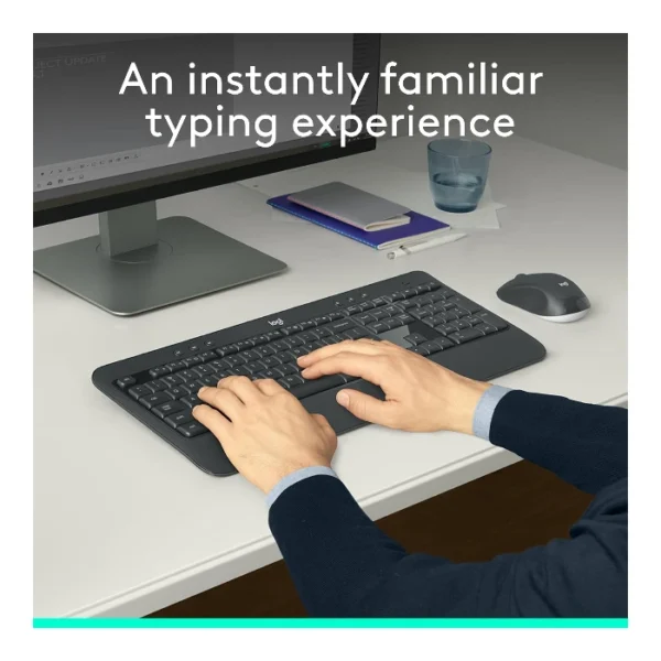 Logitech MK540 Advanced — Juego de teclado y ratón inalámbrico, inglés - Negro - Imagen 2